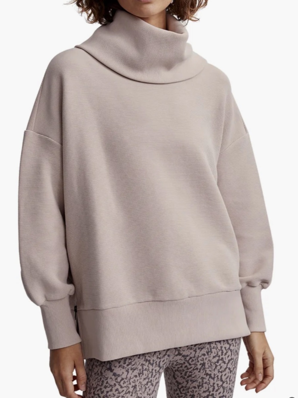 Varley Milton Sweatshirt in Mushroom Women’s Size Medium